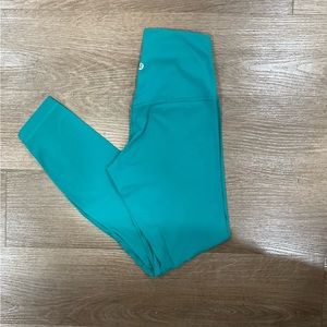 Lululemon Align high-rise 25" | Maldives Green | Size: 4